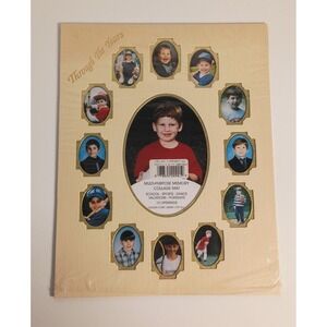 MULTI-PURPOSE MEMORY COLLAGE MAT 13 PHOTOS SCHOOL SPORTS PICTURES  11"‎ X 14"